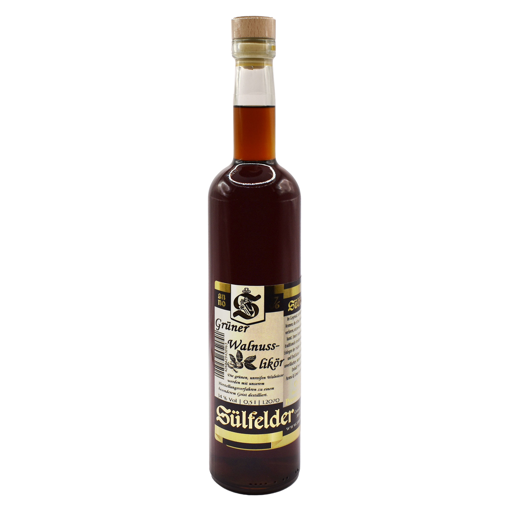 Grüner Walnusslikör 33,5 % Vol