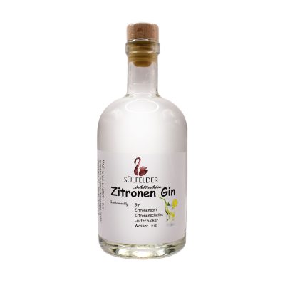 Zitronen Gin 45 % Vol